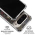 Liquid Blue Skull Entwined with Roses Pixel 9/9 Pro Clear Case
